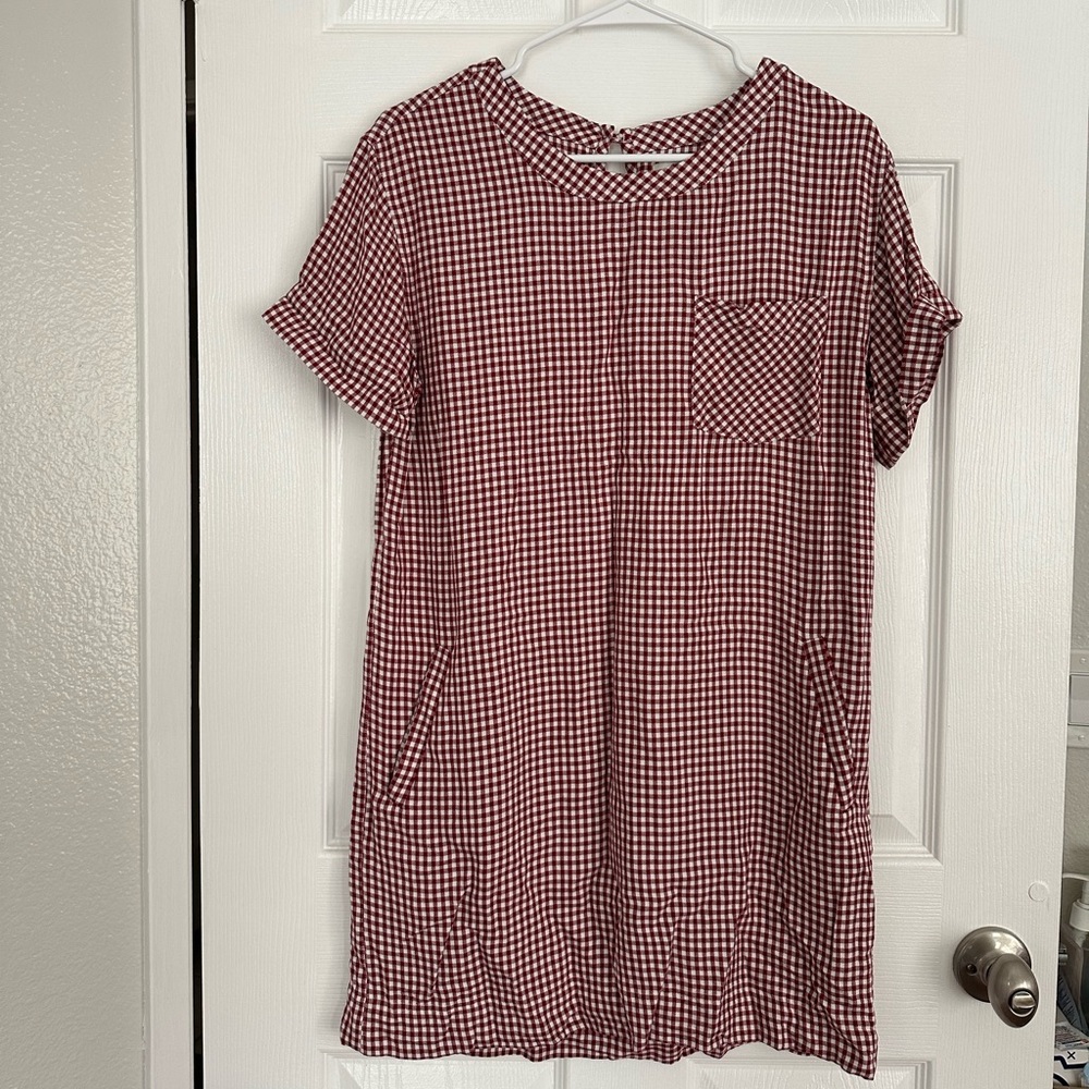 Madewell Checkered Dress
